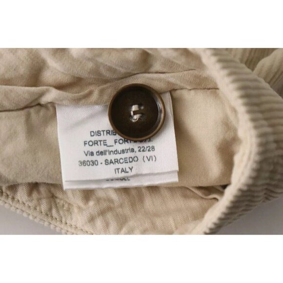 Forte Forte Women's US6 Beige Corduroy Pants Low Rise Slim Crop Trousers $540 - Picture 4 of 7